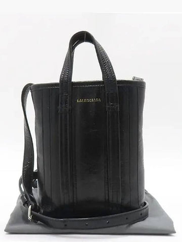 693793 Black Leather Babes Phone Holder Cross Bag - BALENCIAGA - BALAAN 1