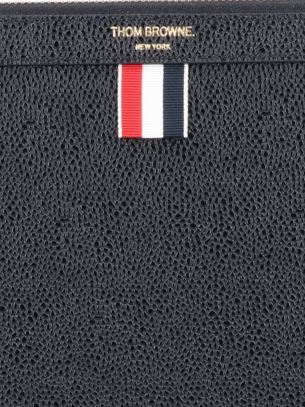 Medium Document Holder Clutch Bag Black - THOM BROWNE - BALAAN 5