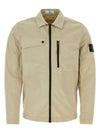 Supima Cotton Twill Stretch-TC Jacket Sand - STONE ISLAND - BALAAN 2