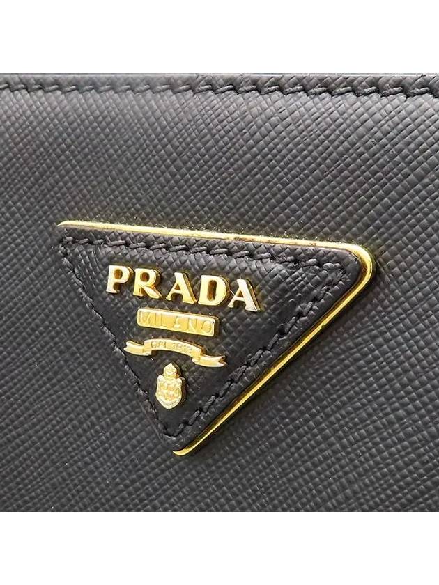 1BA863 Black Color Galleria Saffiano Medium Tote Bag Shoulder Strap 2WAY - PRADA - BALAAN 5