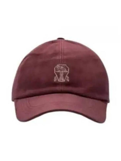 Logo Embroidered Baseball Cap Hat MPCMI9978CUV19 - BRUNELLO CUCINELLI - BALAAN 2