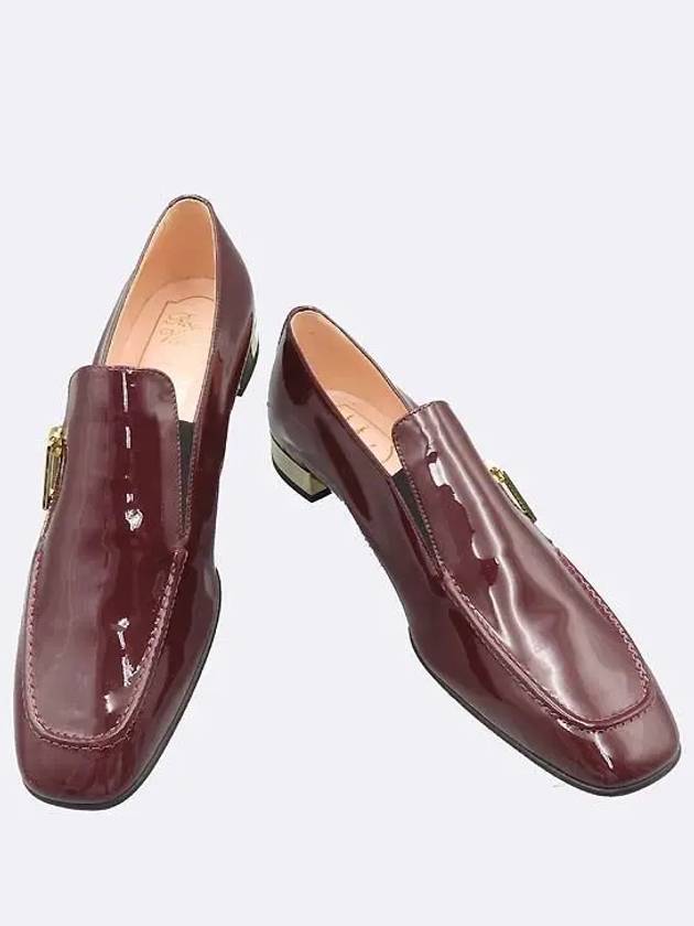 Smith Market Burgundy Loafers Women s Shoes - ROGER VIVIER - BALAAN 1