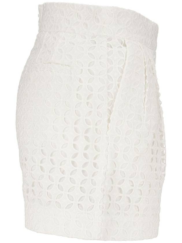 Eyelet Pleated Shorts - MICHAEL KORS - BALAAN 3