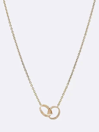 B7212300 18K pink gold Love necklace chain - CARTIER - BALAAN 1