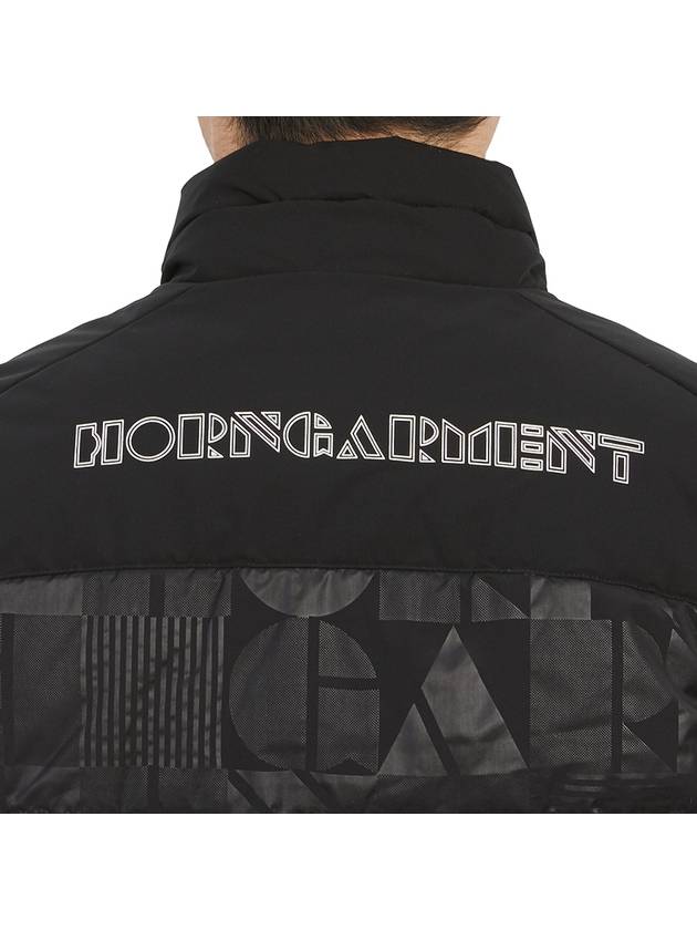 Logo Down Vest Black - HORN GARMENT - BALAAN 10