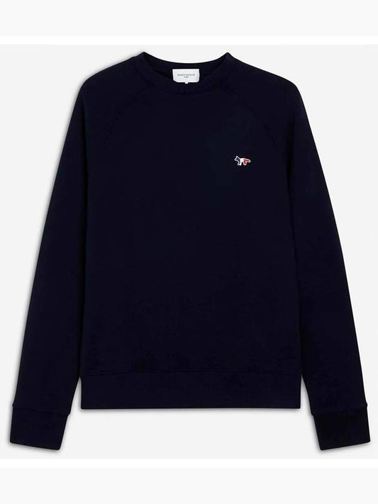 Tricolor Fox Patch Sweatshirt Dark Navy - MAISON KITSUNE - BALAAN 2