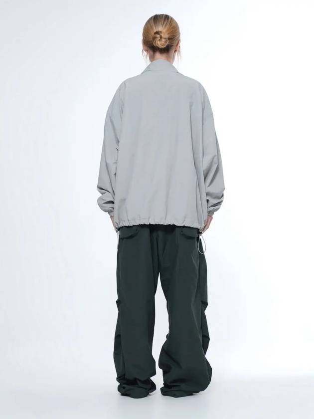 Women s SCWJ LG seersucker collar windbreaker jumper light gray - CHANCE'S NOI - BALAAN 6