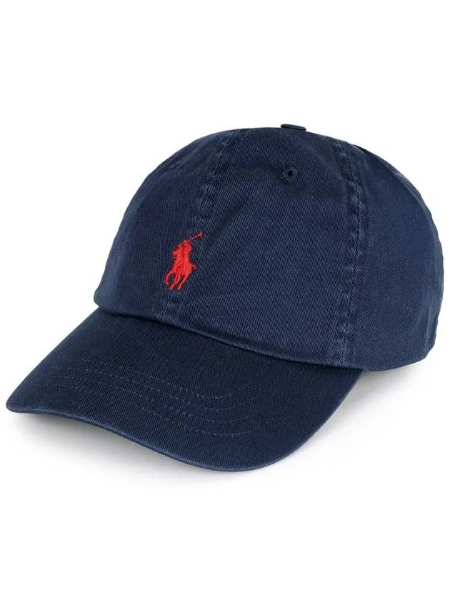 Embroidered Pony Ball Cap Navy - POLO RALPH LAUREN - BALAAN 3