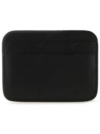 Embossed Logo Card Wallet Black - BALENCIAGA - BALAAN 2