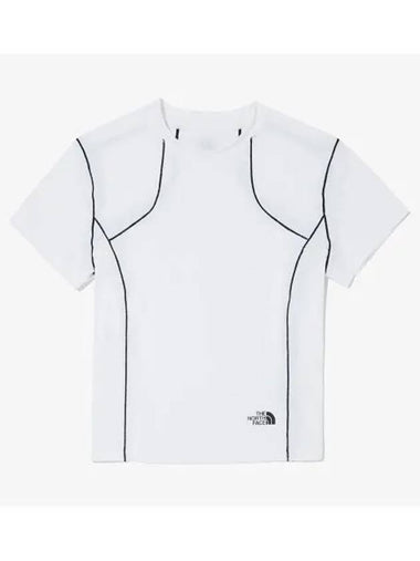 The North Face NT7UQ35B Women s Ice Gear Line Short Sleeve Round Tee - THE NORTH FACE - BALAAN 1