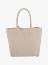 Yenky Embroidered Logo Shopper Tote Bag Beige - ISABEL MARANT - BALAAN 4