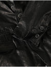 Made In Italy Vintage Lambskin Leather Blazer F ILJP55 - PANICALE - BALAAN 5