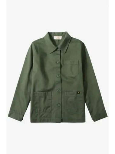 LE MONT ST MICHEL WomenWomen cotton twill Work Jacket Khaki - LE MONDE BERYL - BALAAN 1