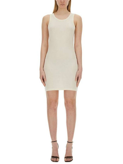 Midi Dress O01HW609 C05 IVORY - HELMUT LANG - BALAAN 2