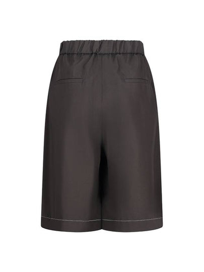 SOFT FIT COTTON SHORTS WITH LARGE PATCH POCKETS - JIL SANDER - BALAAN 2