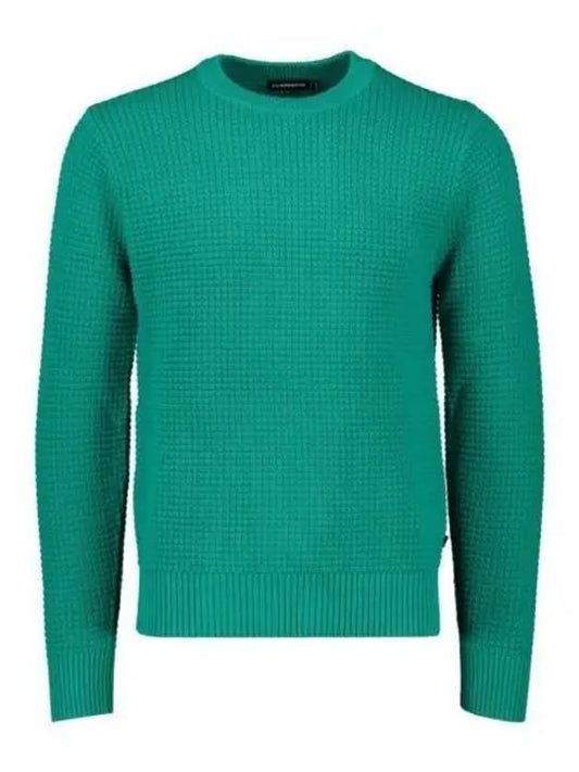 Men's Oliver Structure Sweater Proud Peacock - J.LINDEBERG - BALAAN 2