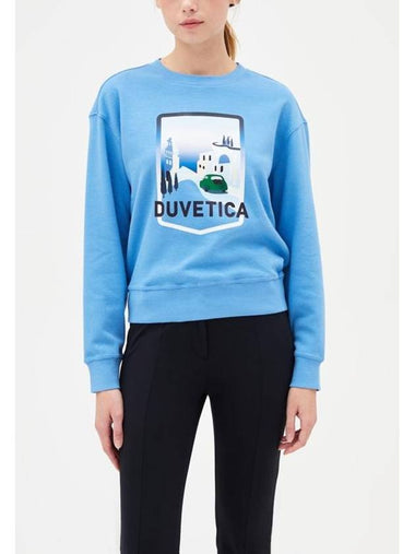 Myrtos Sweatshirt Sky Blue - DUVETICA - BALAAN 1