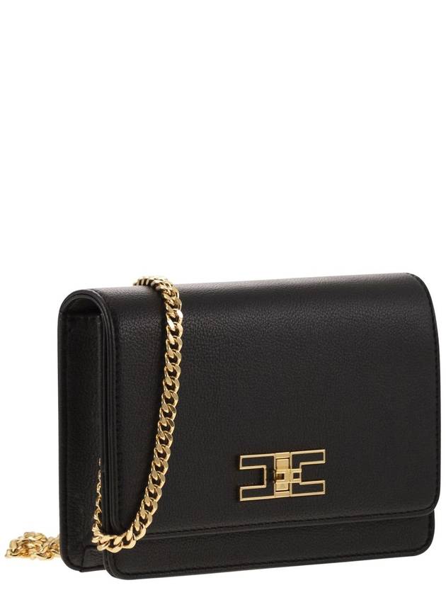 Small shoulder strap with logo plaque - ELISABETTA FRANCHI - BALAAN 4