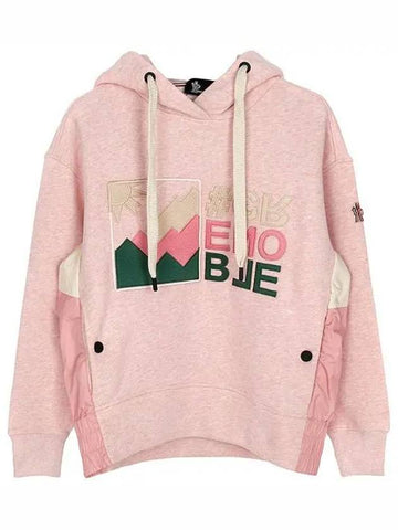 Pink Maglia Con Grenoble Hooded Sweatshirt 8G00019 899RH 51D 1209202 - MONCLER - BALAAN 1