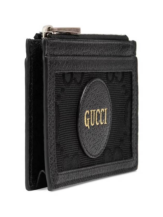 Off the Grid Zipper Card Wallet Black - GUCCI - BALAAN 4