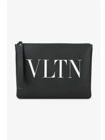 VLTN Strap Clutch Bag Black - VALENTINO - BALAAN 2