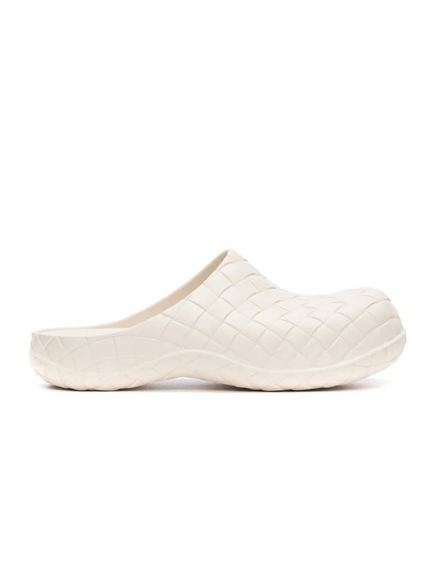 Intrecciato Rubber Slippers Sea Salt - BOTTEGA VENETA - BALAAN 1