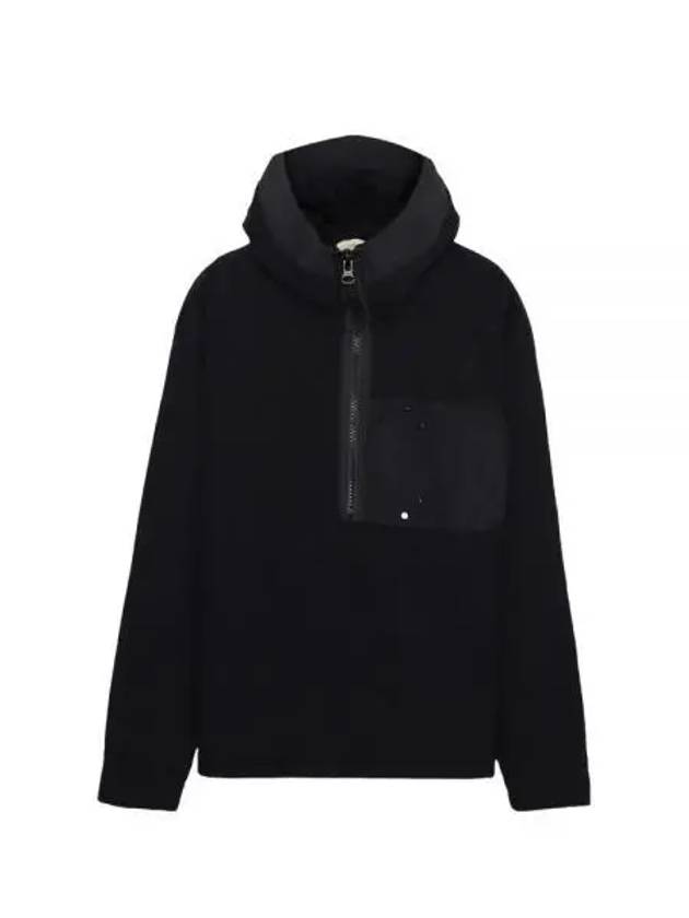 Men's Bag Logo Label Hooded Anorak Black - TEN C - BALAAN 2