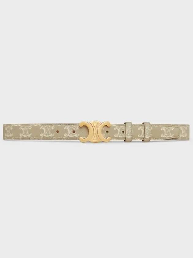 Medium Triomphe Canvas Belt Grege - CELINE - BALAAN 3