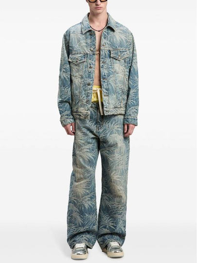 PALM ANGELS PALMS WASH DENIM JACKET - PALM ANGELS - BALAAN 2