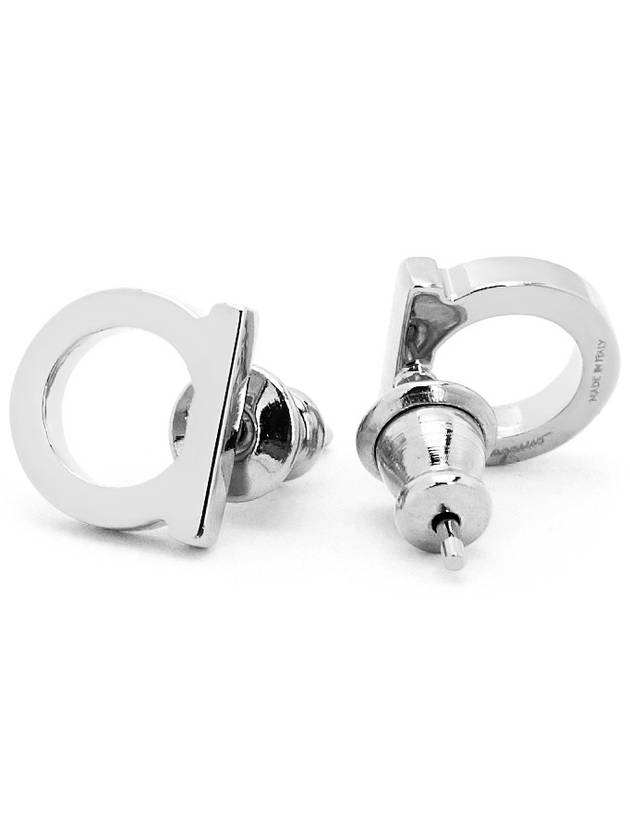 Gancini Earings Silver - SALVATORE FERRAGAMO - BALAAN 7