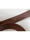 Women's Triomphe Large Twin Suede Leather Belt Brown - CELINE - BALAAN 6