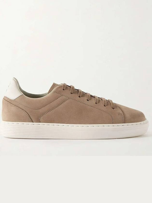 Lace-Up Sneakers Beige - BRUNELLO CUCINELLI - BALAAN 2