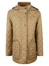 Diamond Quilted Nylon Jacket Archive Beige - BURBERRY - BALAAN 2