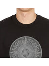 Men's Industrial One Print Sweatshirt Black - STONE ISLAND - BALAAN 7