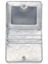 Daisy Photo Slot Half Wallet Banknote Card Silver - LE MASQUE - BALAAN 3