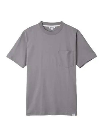 Johannes standard pocket short sleeve t shirt mouse gray - NORSE PROJECTS - BALAAN 1