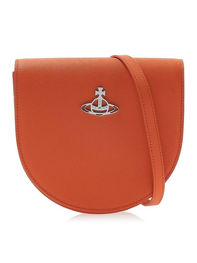 Saffiano Saddle Cross Bag Orange - VIVIENNE WESTWOOD - BALAAN 2