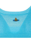 ORB Logo Knit Bra Blue - VIVIENNE WESTWOOD - BALAAN 5