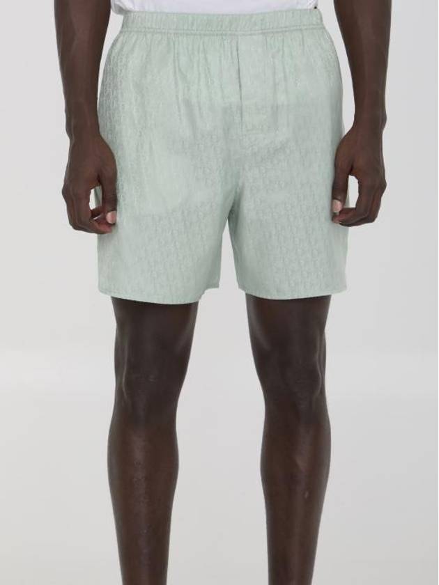 Oblique Shorts Green - DIOR - BALAAN 1