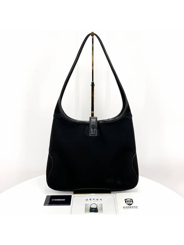 Ferragamo Gancini hobo bag shoulder black - SALVATORE FERRAGAMO - BALAAN 3