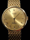 Women s Rolex 5041 26MM 18K Yellow Gold Manual Cellini 11P Diamond Watch gt Gangbuk used luxury goods - ROLEX - BALAAN 2