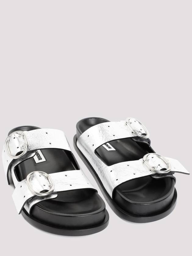 Flat Shoes J15WP0090 P5802042 SILVER - JIL SANDER - BALAAN 4