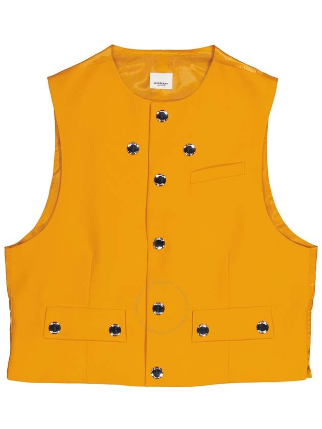 Burberry Men's Marigold Wool Waistcoat Brand Size 50 US Size 40 - BURBERRY - BALAAN 1