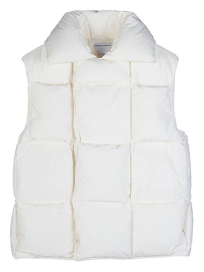 Intrecciato Nylon Padding Vest White - BOTTEGA VENETA - BALAAN 2