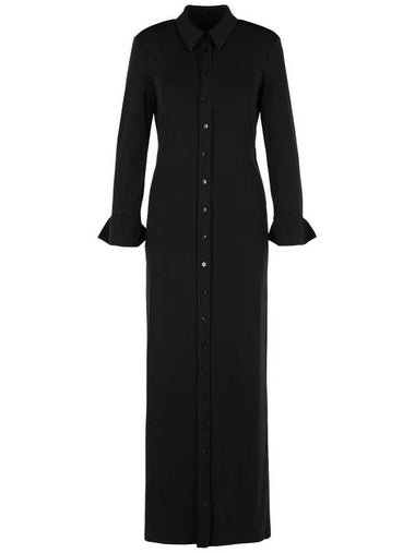 Sportmax 'Nias' Black Viscose Strech Dress - MAX MARA SPORTMAX - BALAAN 1