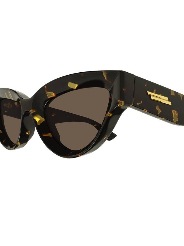 Cat Eye Sunglasses Havana - BOTTEGA VENETA - BALAAN 4