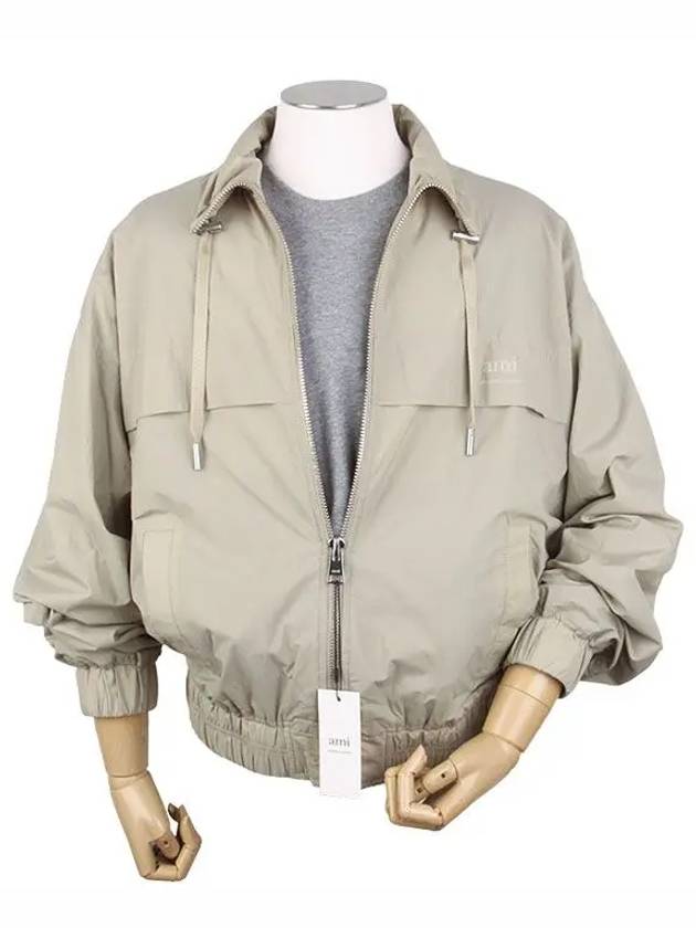 Alexandre Mattiussi Zipper Windbreaker Sage - AMI - BALAAN 6