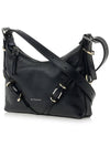 Voyou Small Leather Shoulder Bag Black - GIVENCHY - BALAAN 3