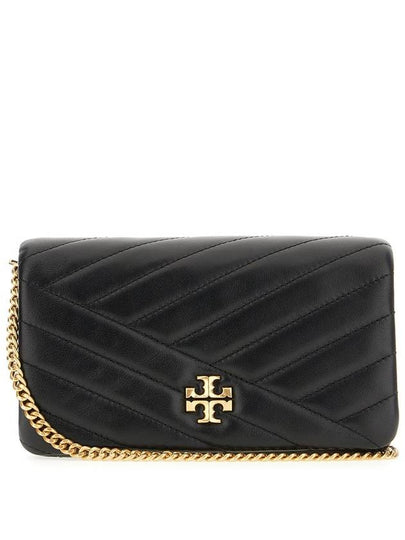 Kira Chevron Chain Cross Bag Black - TORY BURCH - BALAAN 2