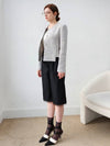 Unbalanced hem tweed jacket special tweed jacket - PRETONE - BALAAN 6